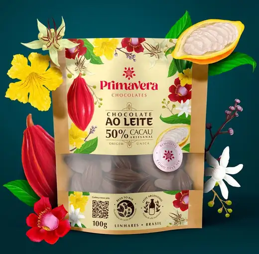 Chocolate ao leite 50% cacau